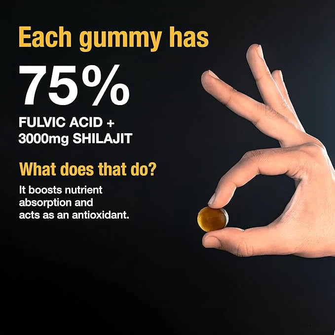 Shilajit Gold Pure Himalayan Gummies